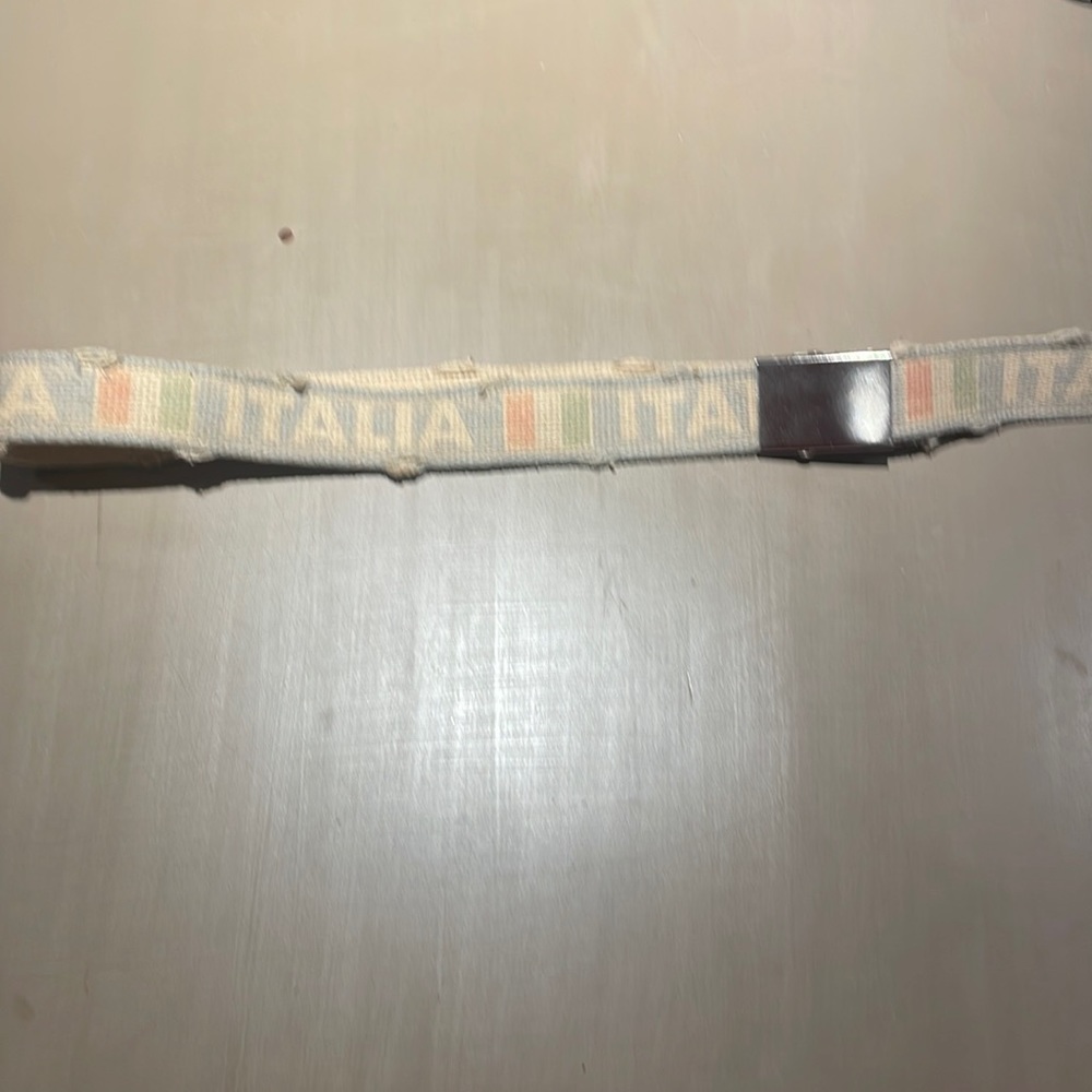 Italia belt - purchased in Italy - cool vintage vibe! Silver closure